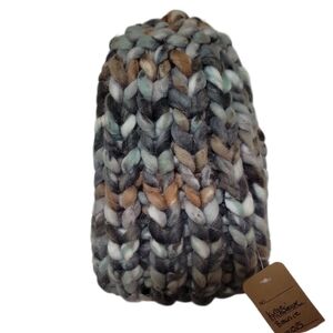 Chunky Knit Multicolor Beanie